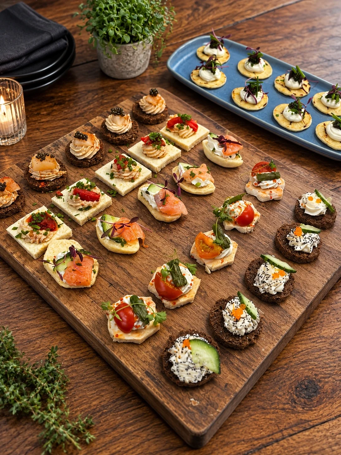 Events & venues — illustrative DishLab menu-development work